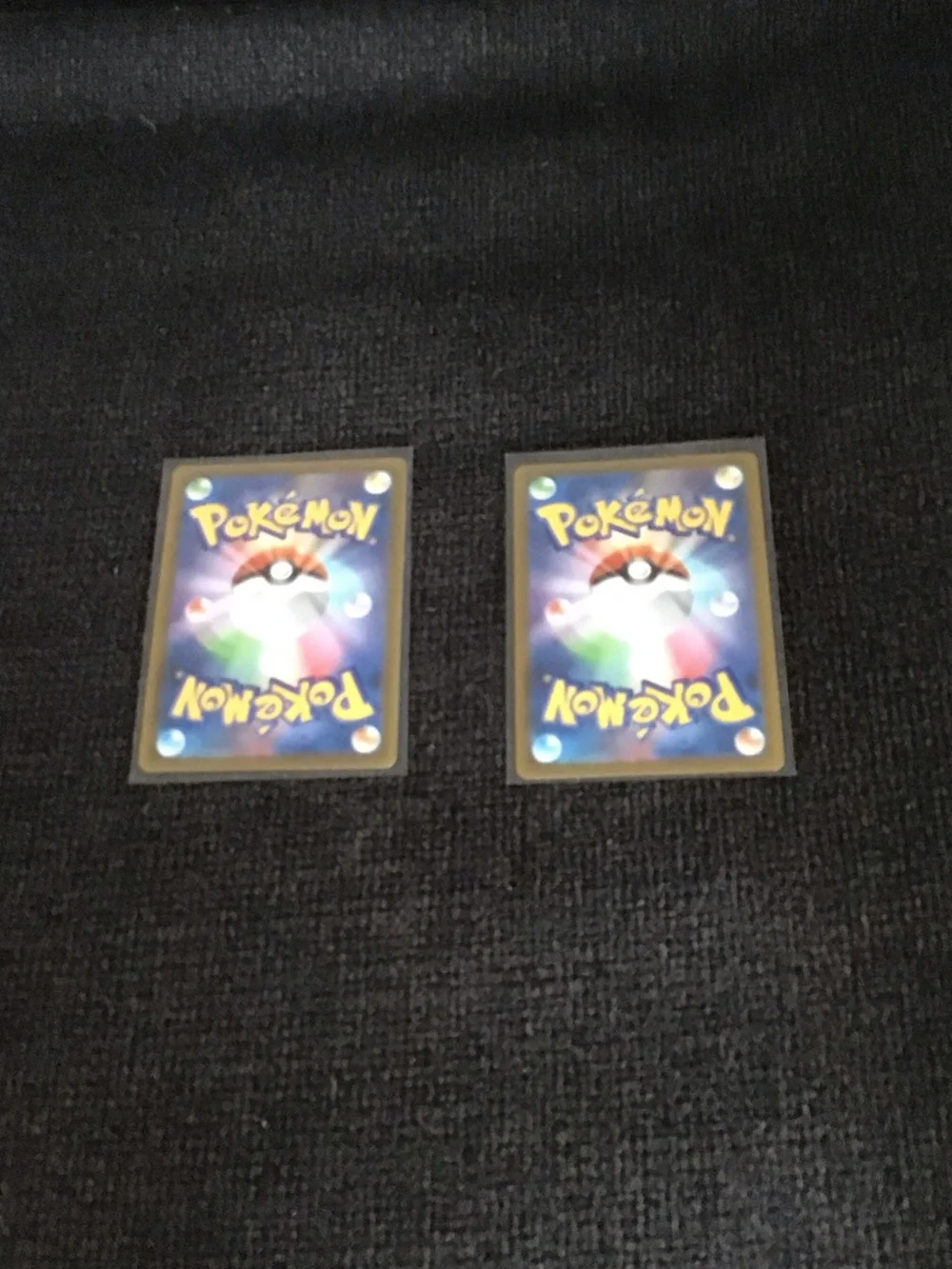 Pokémon Trading Cards - Pair of Back-Side Cards
